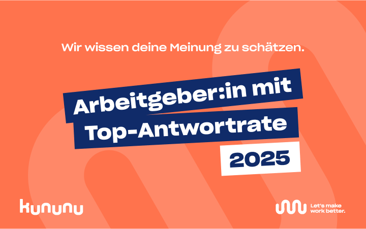 Arbeitgeber:in mit Top-Antwortrate 2025